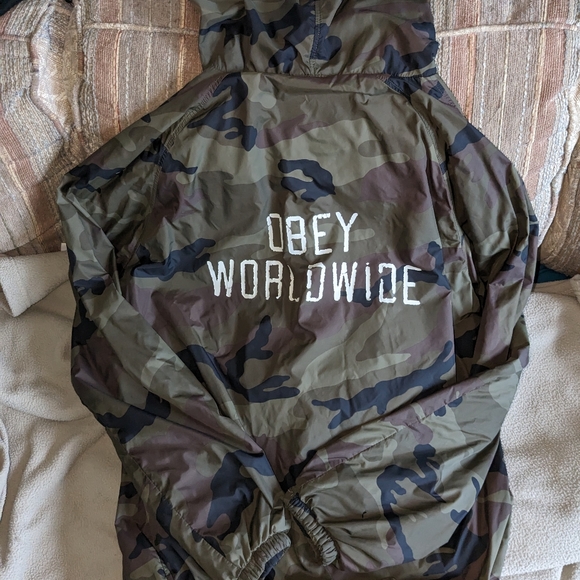 Obey jacket camouflage multicolor lightweight - Picture 6 of 6